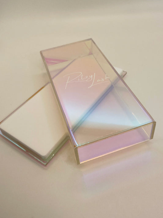 Iridescent Lash Tile With Lid